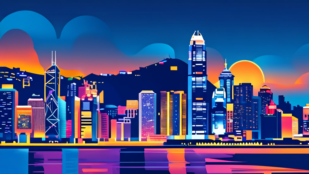 홍콩 야경 투어, 놓치면 후회할 명소 총정리 (illustration 스타일)