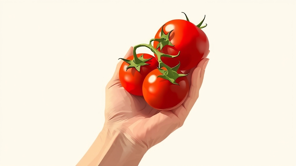 토마토, 고르는 법 & 보관법 (illustration 스타일)