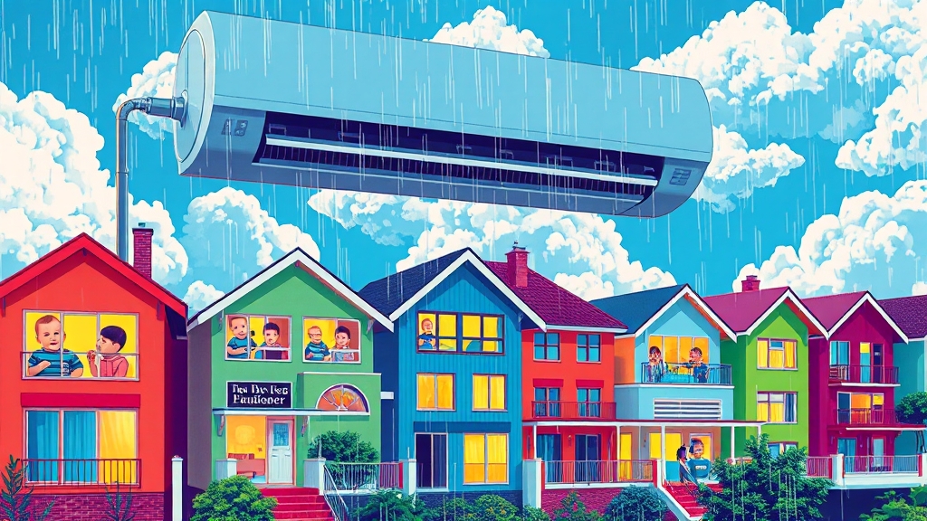 냉방 vs 제습, 상황별 선택법 (popart 스타일)