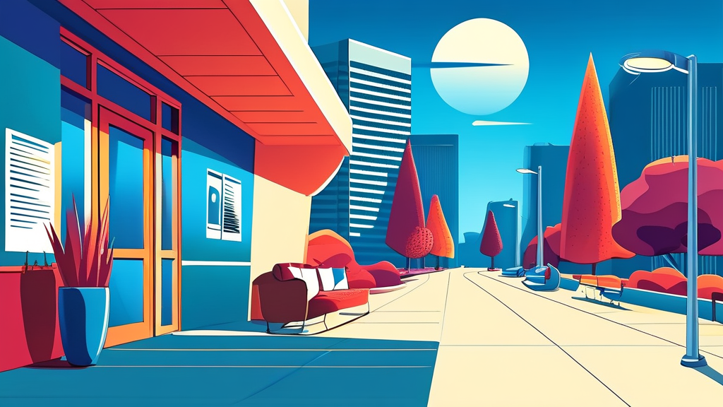 정확한 진단 장비와 시스템 갖춘 병원 찾기 (cartoon 스타일)