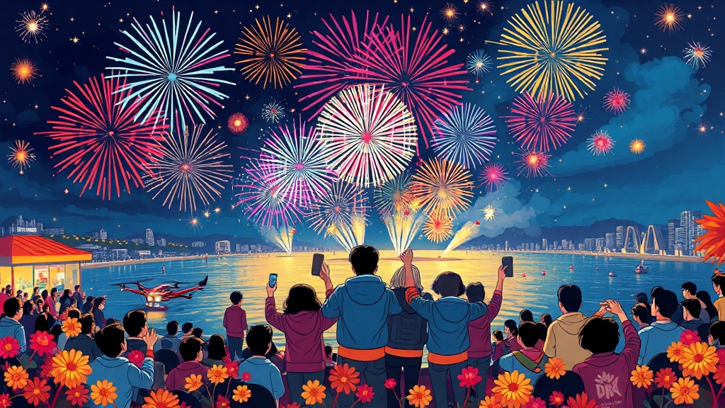 축제 계획 및 향후 발전 방향 (cartoon 스타일)