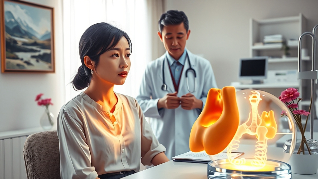 갑상선 질환, 치료 방법은? (realistic 스타일)