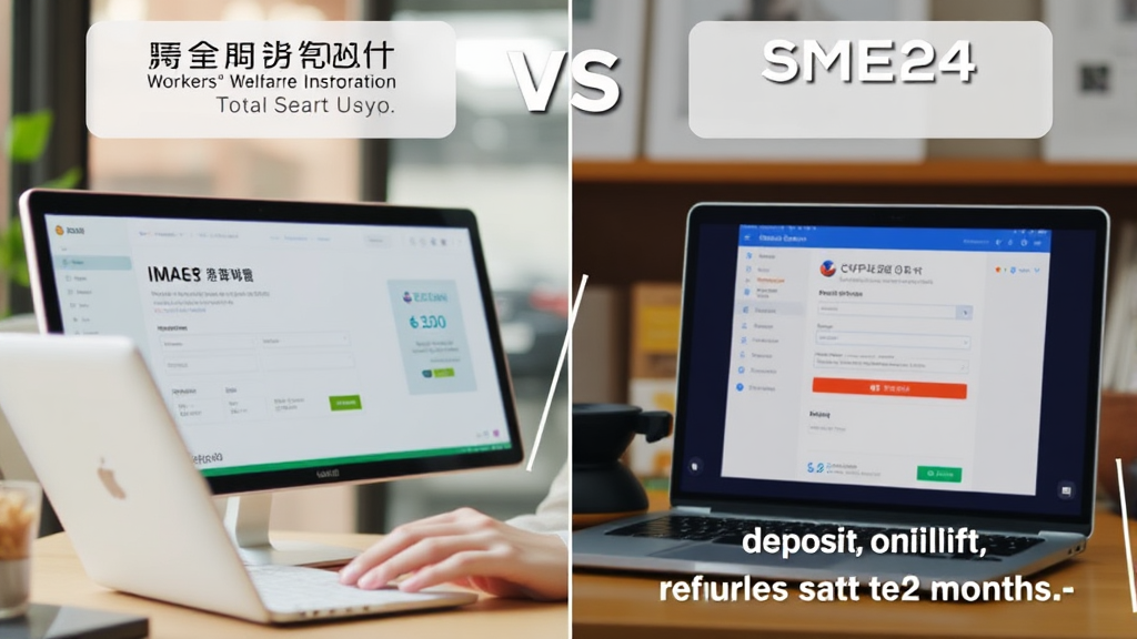 신규 vs 기존 가입자 절차 비교 (realistic 스타일)