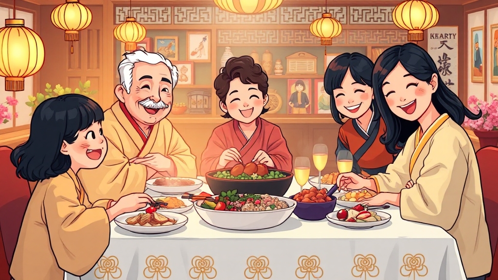 추석 인사말 예시: 마음을 전하는 문구 활용법 (cartoon 스타일)