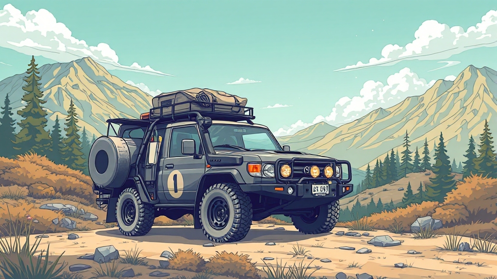 랜드크루저, 새로운 시작! (illustration 스타일)