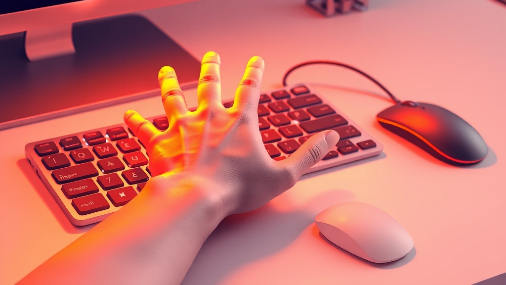 일상 습관과 통증 예방 (illustration 스타일)