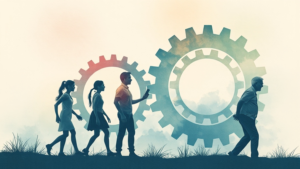 정년연장, 어디까지 왔나? (watercolor 스타일)