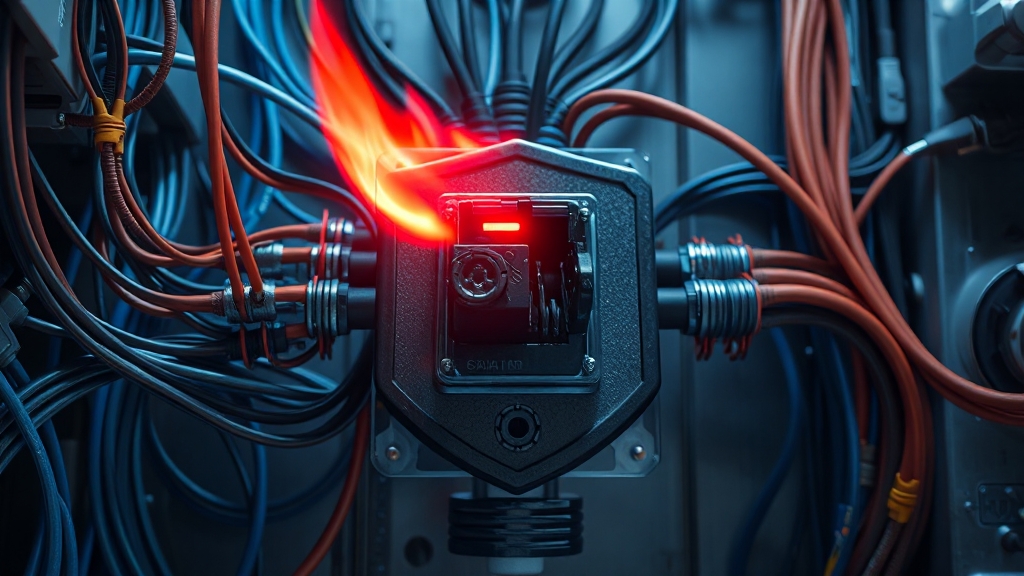 누전 차단기란? (realistic 스타일)