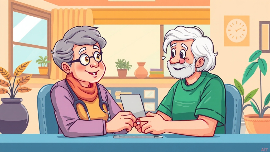 병원 이용 횟수와 보험료 변화 (cartoon 스타일)