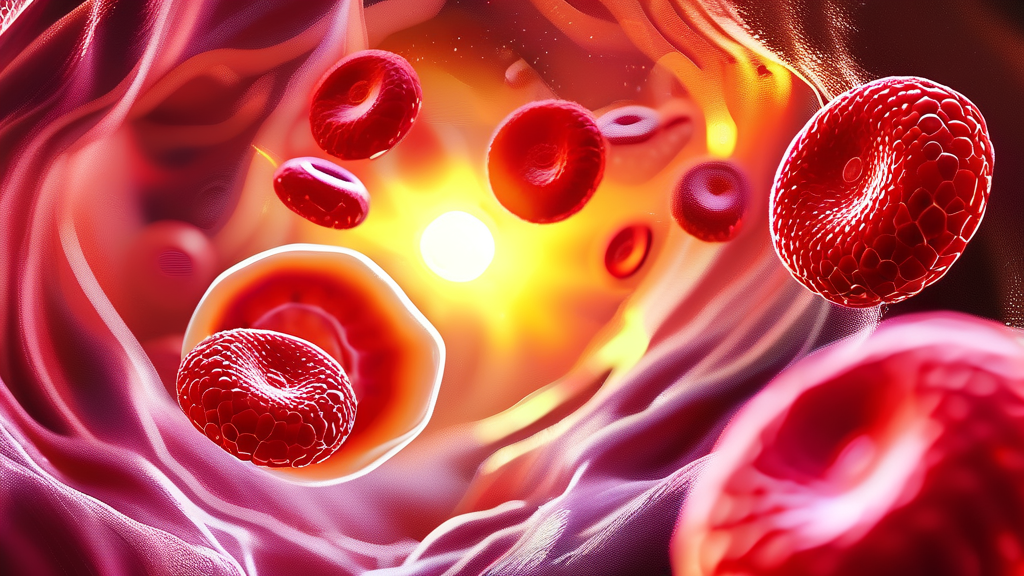 철분, 우리 몸의 필수 에너지원 (realistic 스타일)