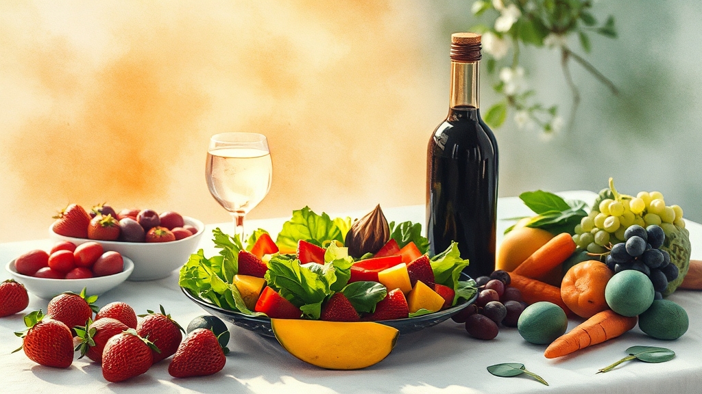 흑초, 맛있게 먹는 방법은? (watercolor 스타일)