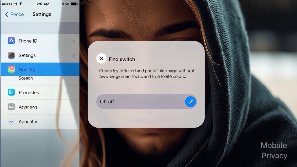 ‘나의 iPhone 찾기’ 해제 (realistic 스타일)