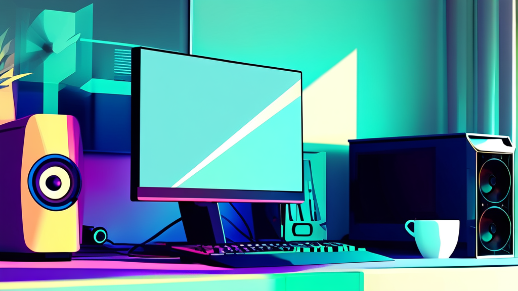 그래픽 드라이버 업데이트와 백신 프로그램 확인 (illustration 스타일)