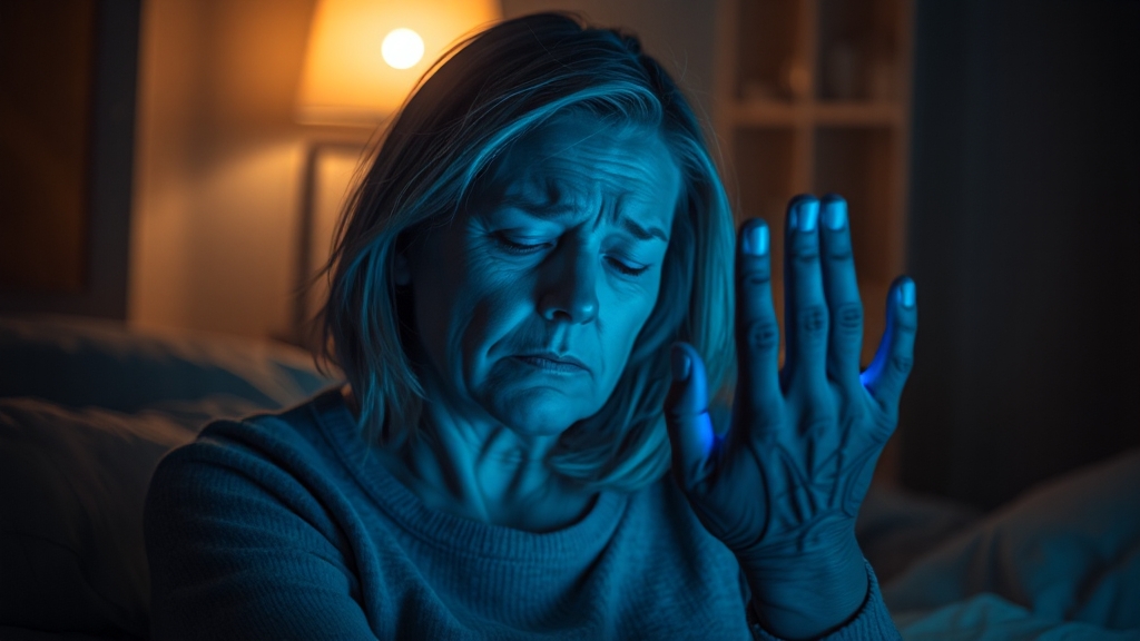 손 저림, 신경과 진료가 필요한 경우 (realistic 스타일)