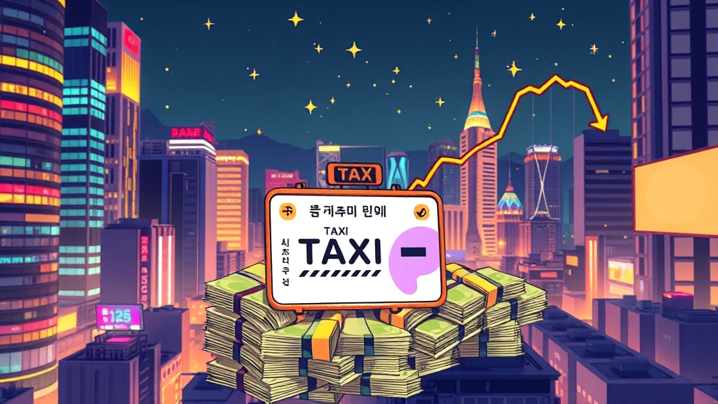 개인택시 시세, 왜 중요할까요? (cartoon 스타일)