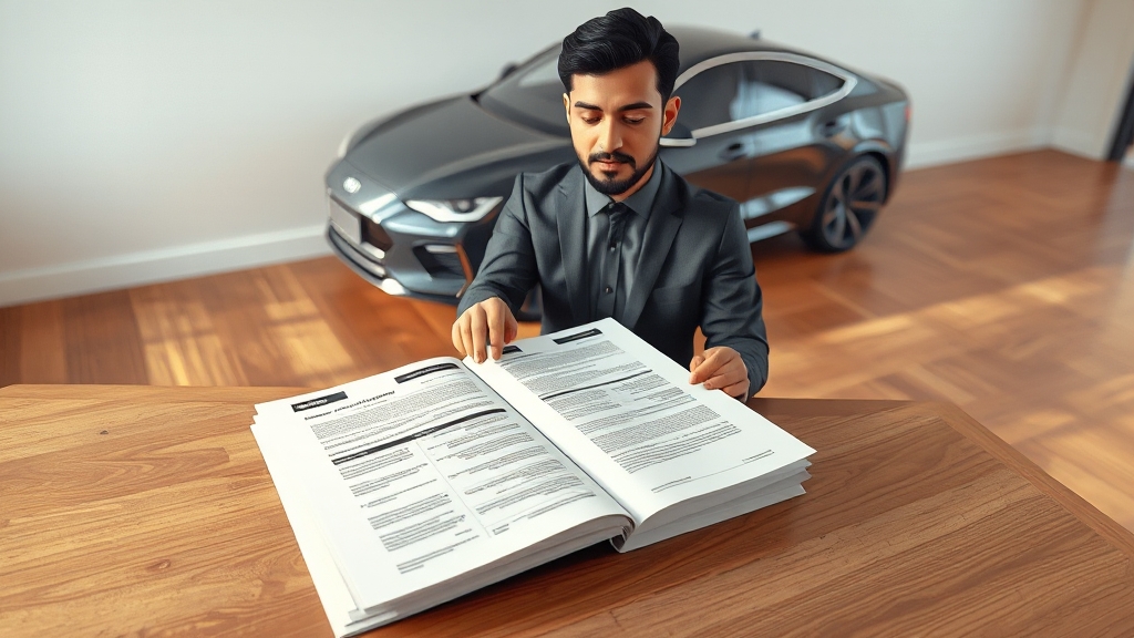 차량담보대출 심사: 준비와 절차 (realistic 스타일)