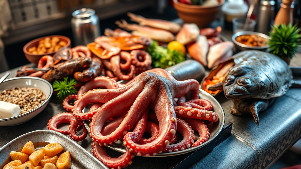 대표 메뉴 & 추천 조합 (realistic 스타일)