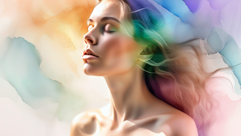 갑상선 질환, 진단과 치료의 모든 것 (watercolor 스타일)