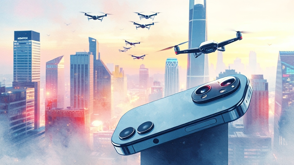 아이폰 17, 시장 전망은 어떨까? (watercolor 스타일)