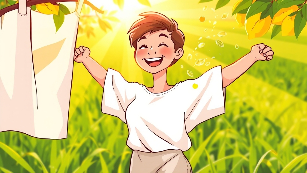 레몬즙 & 햇빛 활용법 (cartoon 스타일)