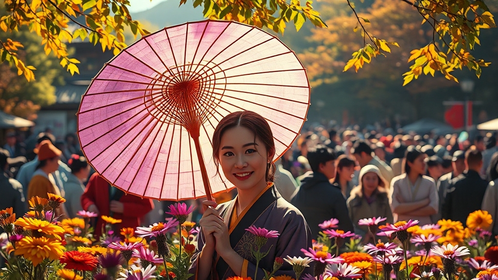 실시간 개화 상황 및 추가 정보 (realistic 스타일)