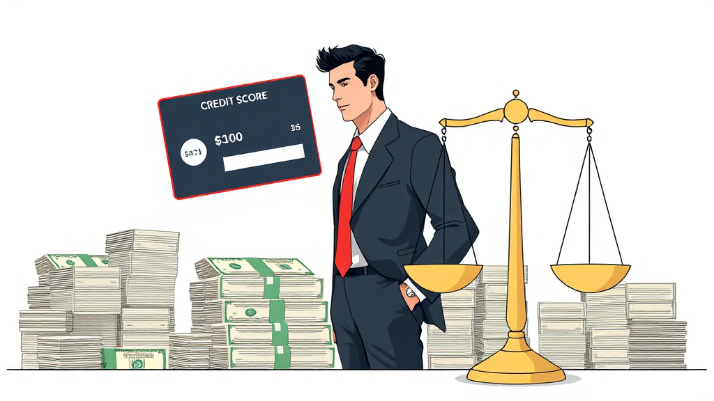 마이너스통장 개설 조건 (illustration 스타일)