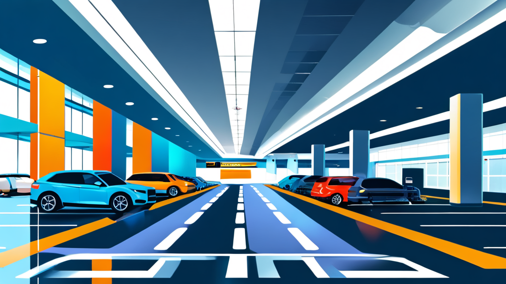 주차대행 서비스, 똑똑하게 선택하는 법 (illustration 스타일)
