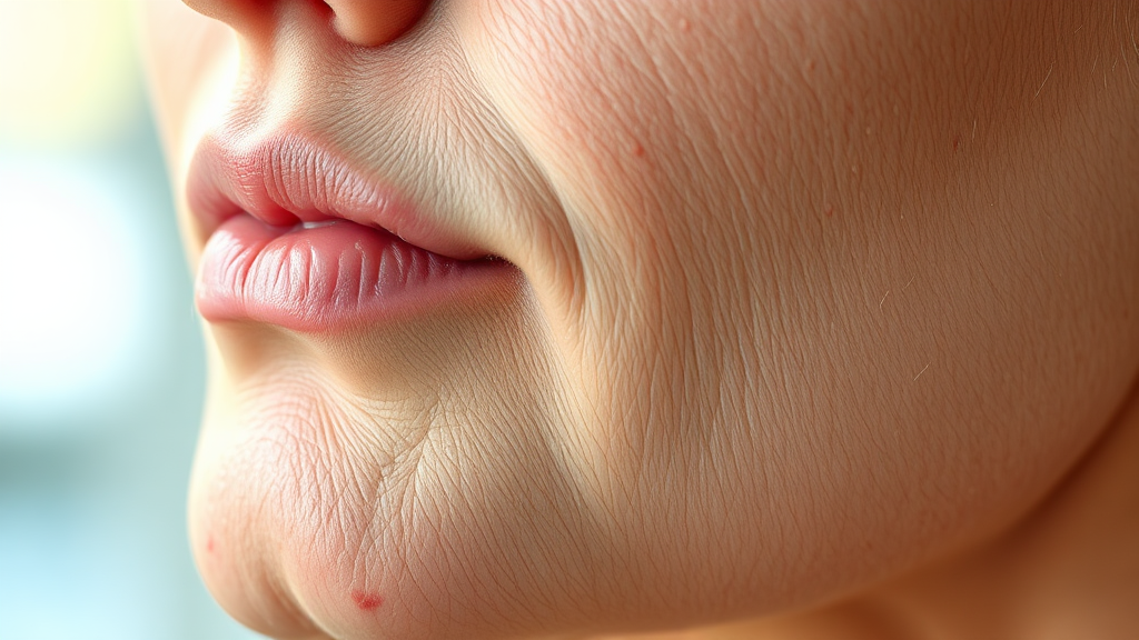 피부 건조, 가려움증: 당뇨병 관리의 중요성 (realistic 스타일)