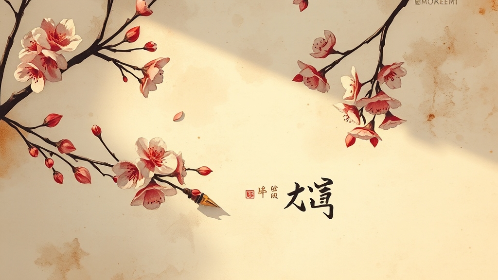 모나미와의 관계 (watercolor 스타일)