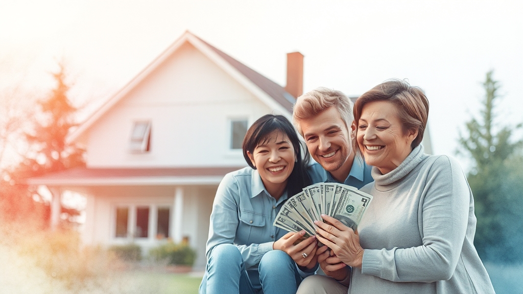 주택담보대출 갈아타기 (대환대출) (watercolor 스타일)