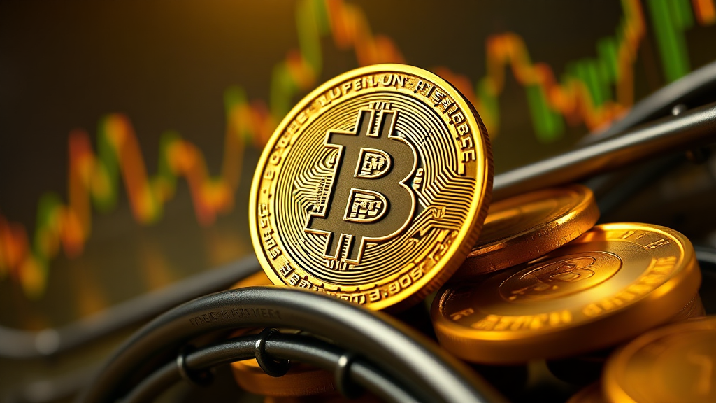 비트코인, 디지털 화폐일까? (realistic 스타일)