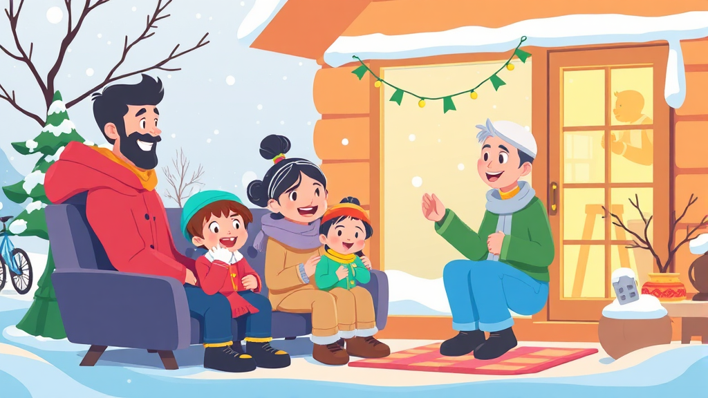 에너지 및 생활비 지원 확대 (cartoon 스타일)