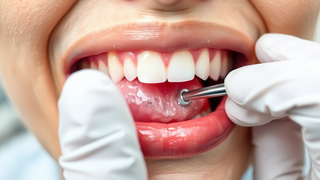 치과 치료: 입냄새, 전문가에게 맡기세요 (watercolor 스타일)