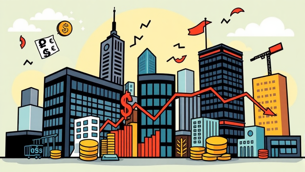 금융 시장 분석: 금리, 환율, 증시 (cartoon 스타일)