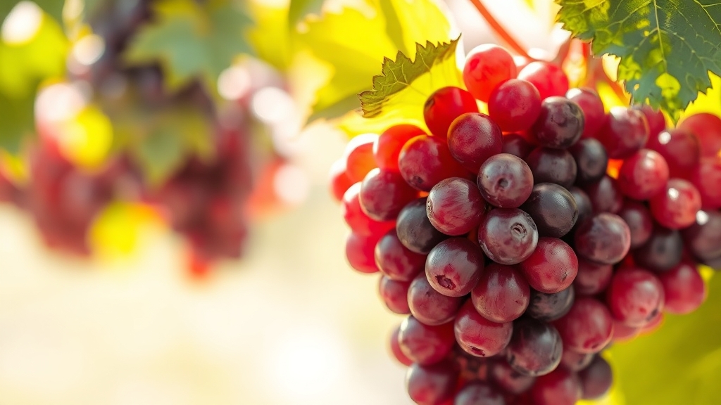 포도, 왜 건강에 좋을까? (watercolor 스타일)