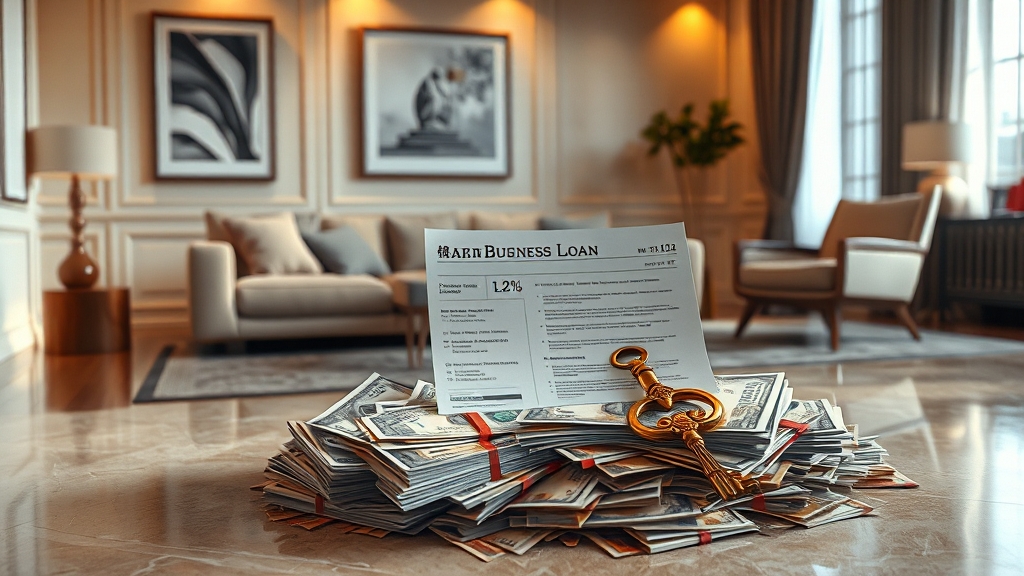 대출 한도 및 금리 (realistic 스타일)