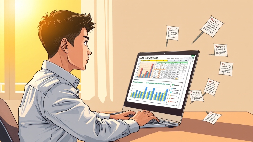 ITQ 시험 준비 방법 (illustration 스타일)