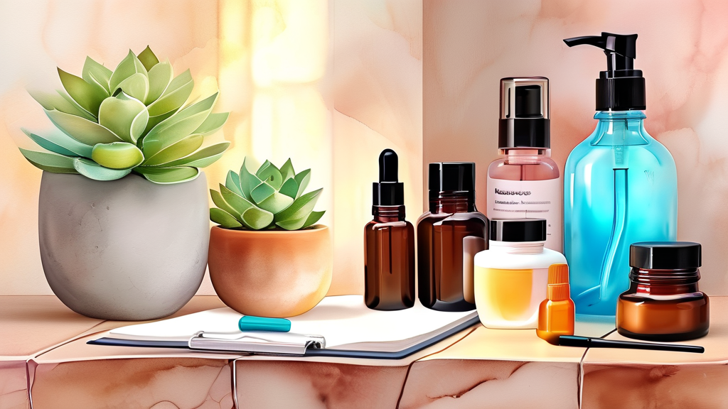 피부과 상담 전 알아야 할 모든 것 (watercolor 스타일)