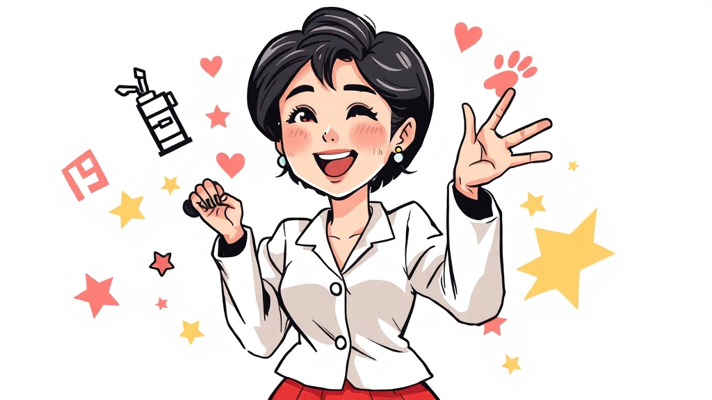 연기 활동 및 성격 (cartoon 스타일)