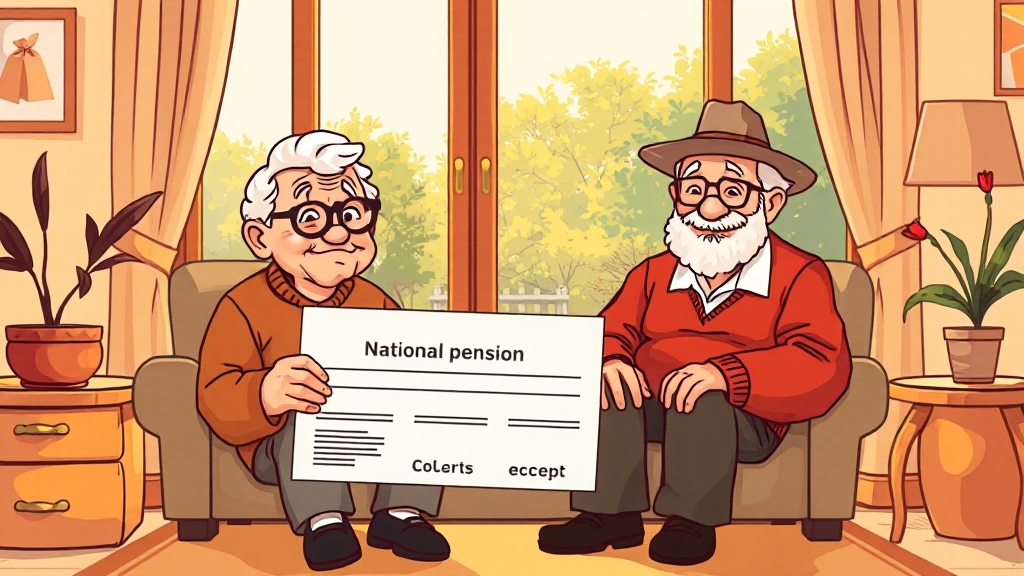 조기수령, 현명한 선택을 위해 (cartoon 스타일)