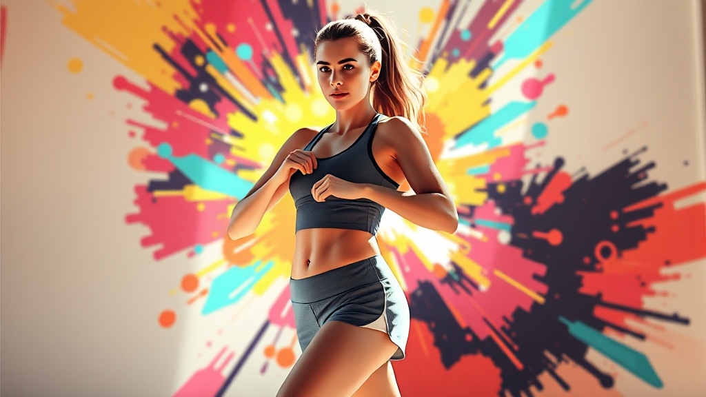 10분 홈트 루틴 소개 (illustration 스타일)