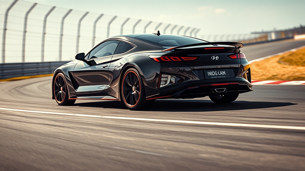 아이오닉5 N 라인 vs N 모델: 성능 및 가격 비교 (realistic 스타일)