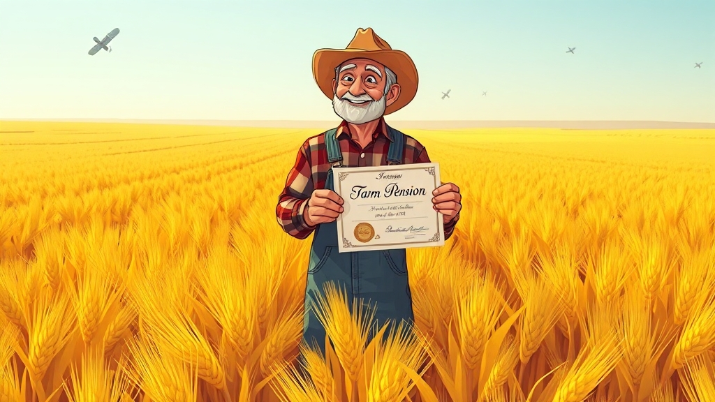 농지연금, 누가 신청할 수 있나? (cartoon 스타일)