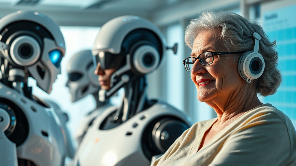 로봇 재활 치료 과정 및 후기 (realistic 스타일)