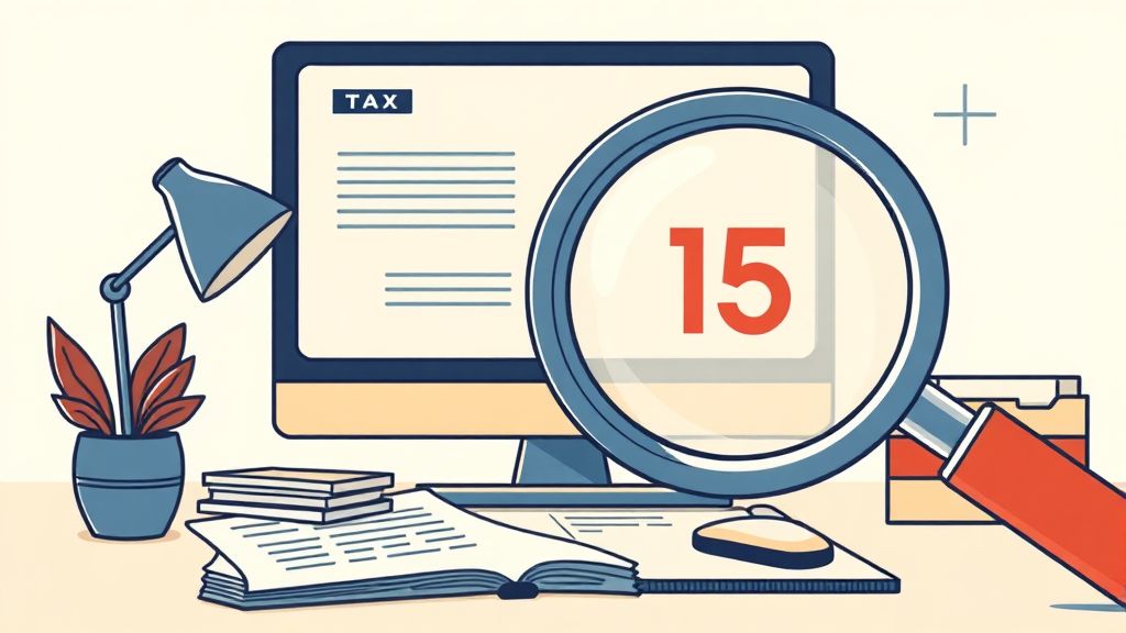 연말정산 간소화 서비스 활용 (illustration 스타일)