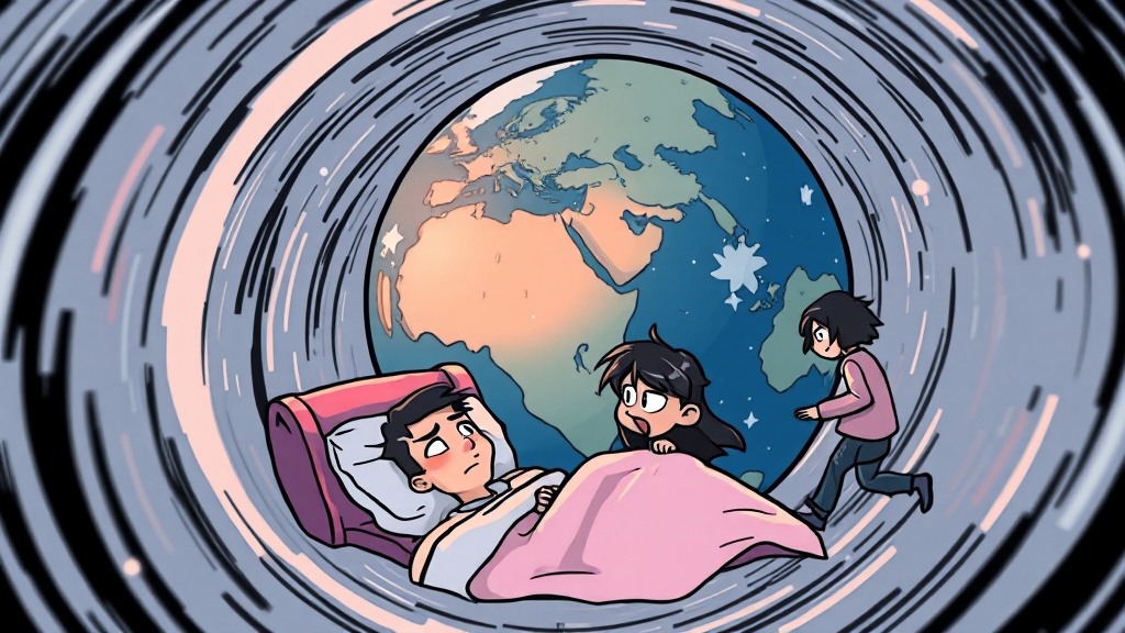 이석증, 주요 증상은? (cartoon 스타일)