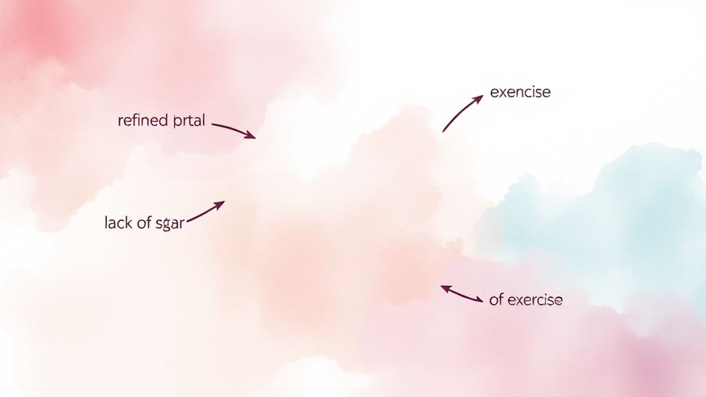 고혈당, 왜 생기는 걸까? 원인 파헤치기 (watercolor 스타일)