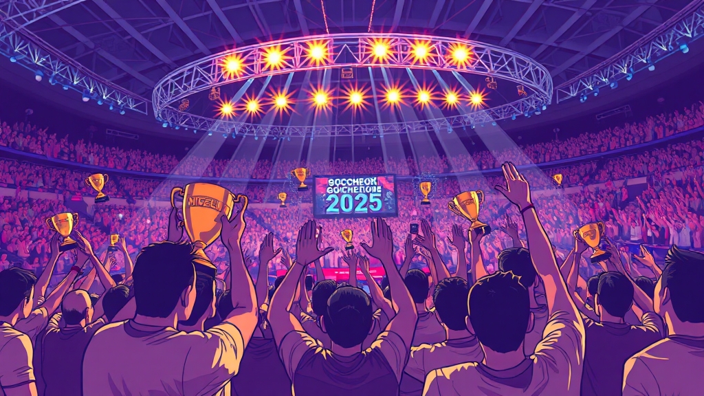 MMA 2025 티켓 예매 가이드 – 온라인 티켓팅 장면 (illustration 스타일)