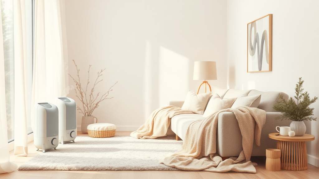 생활 속 난방 습관 실천! 🧣🧤 (watercolor 스타일)