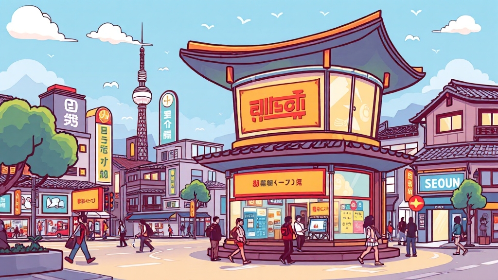 안내소 운영 성과 (cartoon 스타일)